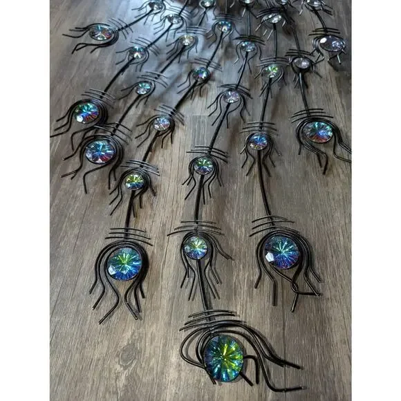 Large Hobby Lobby Art Copper Colored Metal Peacock Bird Wall Art Decor 33.5